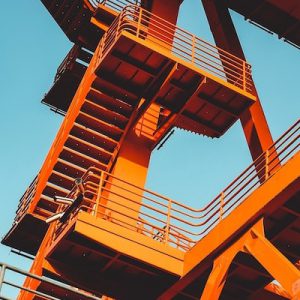 Bright Orange Scaffolding - SCR Safety Solutions