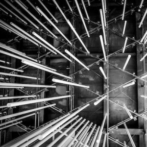 Black and white artistic shot of construction - SCR Safety Solutions